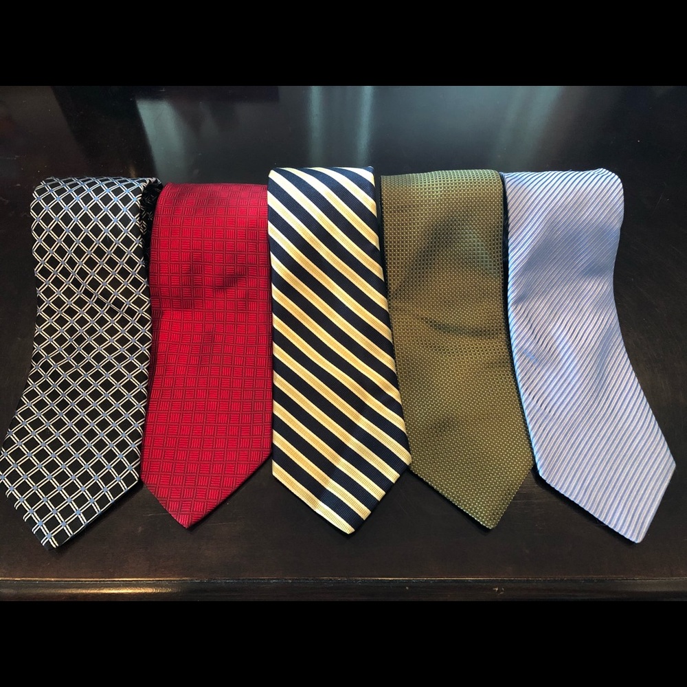 5 High Quality Nordstrom Ties. Barely worn!
